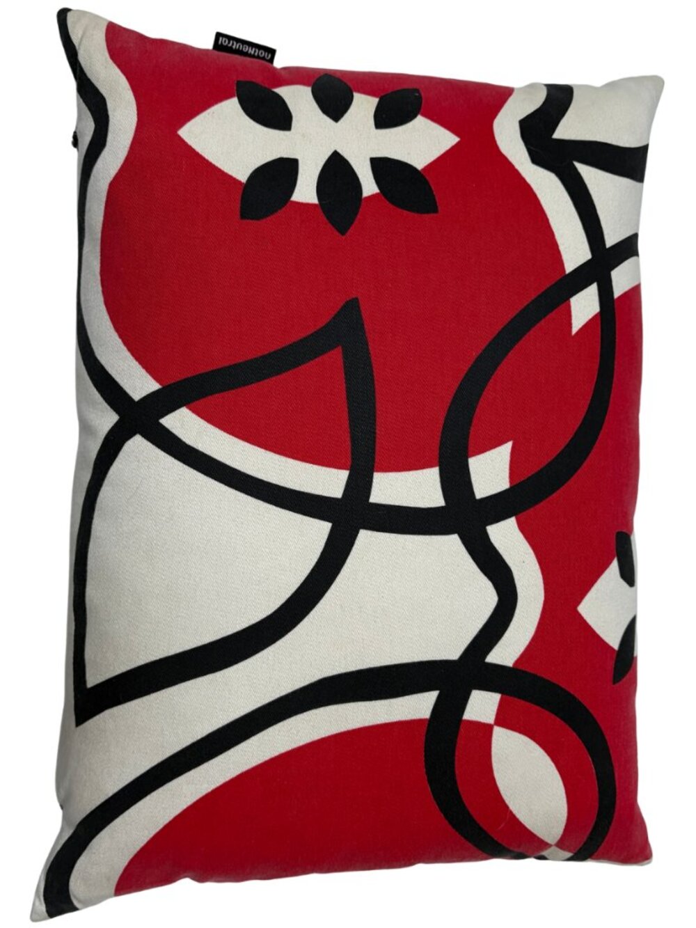 notNeutral Abstract Apple Feather Pillow – 15” x 11”